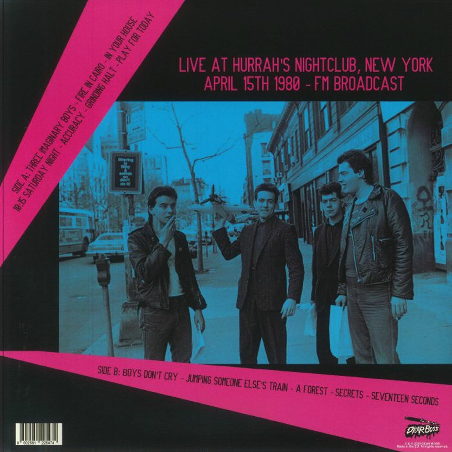 The Cure - 36 West 62nd Street: Live At Hurrah's Nightclub, New York, April 15th 1980