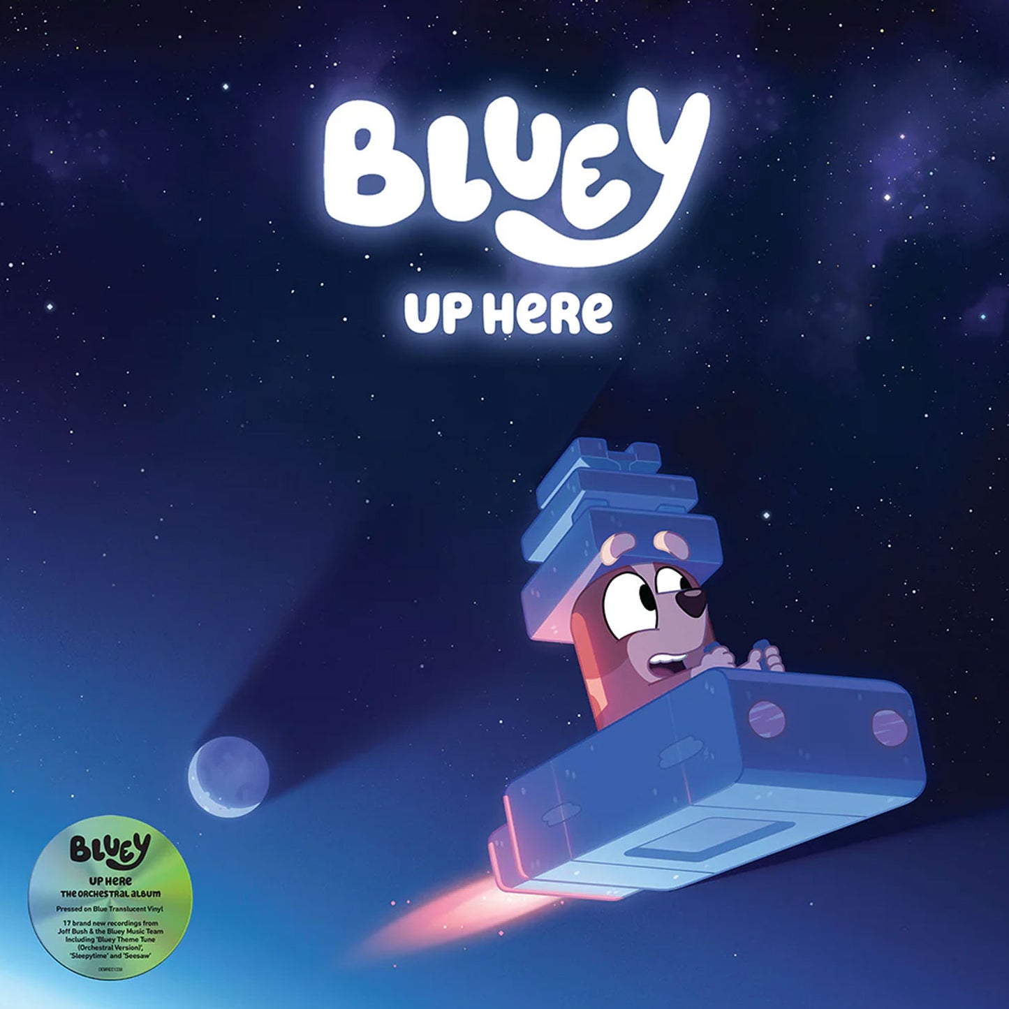 Bluey - Up Here (Translucent Blue Vinyl)