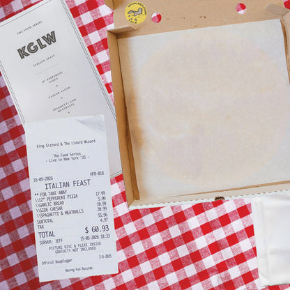 King Gizzard And The Lizard Wizard - Italian Feast (Italian Feast Pizza & Spaghetti + Meatballs Picture Disc Vinyl)